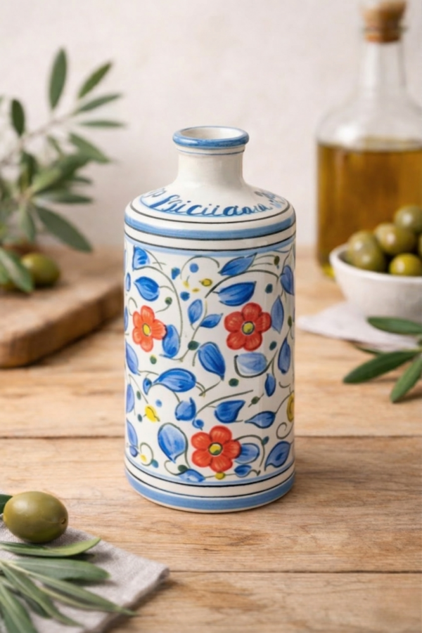 Ceramiczne oliery z Caltagirone, esencja sycylijskiego rzemiosła 500ml